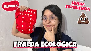 TESTEI A FRALDA ECOLÓGICA DA HUGGIES E ACONTECEU ALGO QUE EU NÃO ESPERAVA 💥💩 [upl. by Nytsua73]