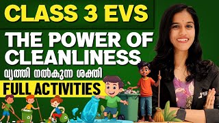 CLASS 3 EVS  THE POWER OF CLEANLINESS  FULL ACTIVITIES  EXAM WINNER [upl. by Rayna]