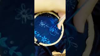 Handmade embroidery designs beautiful Handmade embroidery shirt 💙part1 [upl. by Lemart398]