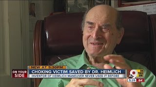 Heimlich Maneuver inventor used it for first time [upl. by Yleak]