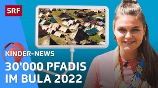 KinderNews im BuLa 2022 Was passiert im PfadiBundeslager  SRF Kids – Kindervideos [upl. by Tonl100]