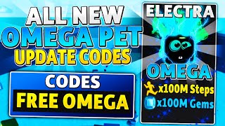 NEW FREE OMEGA PET UPDATE CODES in LEGENDS OF SPEED ROBLOX UPDATE [upl. by Jude]