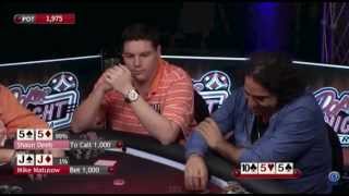 Poker Mike Matusow gets Slow Rolled by Shaun Deeb [upl. by Nylitak]