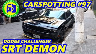 Dodge Challenger SRT Demon Mazda RX7 e outros achados  CARSPOTTING 97  CARSPOTTING BRASIL [upl. by Lennad985]