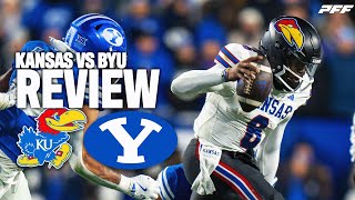 Kansas vs BYU Review  PFF Grade Release Show [upl. by Angelique460]