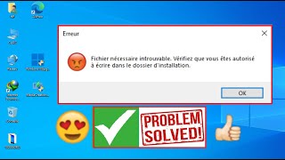 Fix  Cant find the necessary file  Fichier nécessaire introuvable  Update 22H2 Windows 7 1011 [upl. by Sherlocke33]