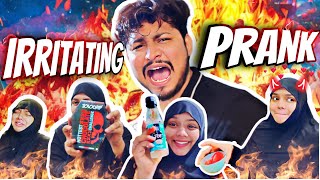 24Hours Irritating Prank😈 On Sufiyan😱 Aag Aisi Lagayi Mazza Aa Gaya🥵 Sufiyan And Nida [upl. by Hunley930]