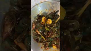 KERANG SAUS PADANG Maaf bgt lupa aku record dari awal subscribe food kerangsauspadang [upl. by Hoffmann896]