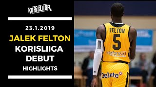 JALEK FELTON Korisliiga Debut  31 Points [upl. by Yr]