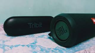 JBL Flip 3 SE vs Tribit Xsound goupgrade version sound bass comparison at 100 volume [upl. by Imoyaba281]