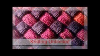 Entrelac Knitting Patterns [upl. by Mylander405]