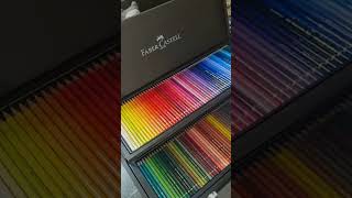 Unboxing the 120 polychromos colored pencilsunboxingfabercastellpolychromoscoloredpencelscute [upl. by Dougall]