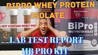 Bipro Whey Protein Isolate review  Lab Test report  Honest Review [upl. by Fineberg103]