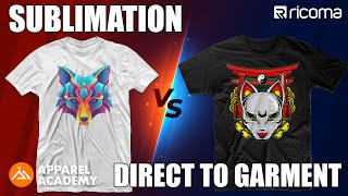 SUBLIMATION Vs DTG Which One Is Better [upl. by Haliled189]