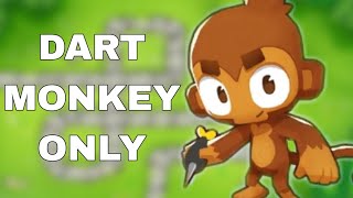 Bloons TD 6  Dart Monkey Only Challenge [upl. by Hterrag]