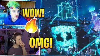 Streamers React to quotMARSHMELLO CONCERTquot LIVE EVENT CRAZY  Fortnite Best Moments [upl. by Richmond]