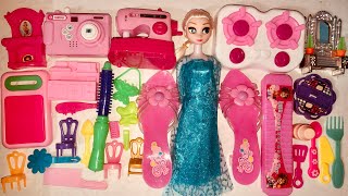 Barbie makeup kit  kitchen food toys [upl. by Yzzik]