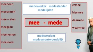 niveau A1A2B1 de woordjes mee en mede [upl. by Soo]