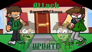 VS Selever  Attack but its Aaron VS Shaun UPDATE [upl. by Dacey]