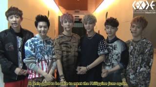 EXO greeting to Philippine fans [upl. by Mulligan]