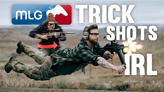 We Test Video Game Trick Shots With Real Guns [upl. by Tara]