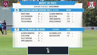 QPC  Womens 2nd Grade T20  Final  Northern Suburbs v Valley [upl. by Whall]