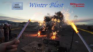 Winter Blast  Western Pyrotechnic Association  PIT Crew Sparklers [upl. by Tonry455]