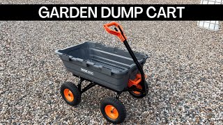 Multiuse Garden Dump Cart with Pull Handle or Hitch garden [upl. by Ennailuj361]