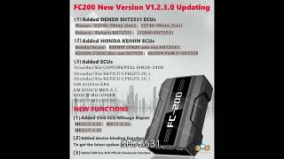 CG FC200 V1230 Adds GM E84 SIM2K240R MD1CE100 [upl. by Halyahs]