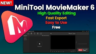 MiniTool MovieMaker 6 The Best Free Video Editor for Beginners [upl. by Akienat]