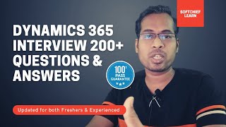 Dynamics 365 CRM  CE interview questions and answers for Freshers and Experienced  TCS  Accenture [upl. by Zined]