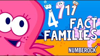 Fact Family Song  Addition amp Subtraction with Number Bonds  How to Add amp Subtract 9514 amp 7411 [upl. by Letsirc]