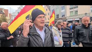 🇩🇪 0510 Aichach  Polizeigewalt gegen Dr Daniel Langhans Diktatur [upl. by Mharg]