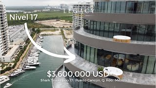 Shark Tower  Departamento en venta Cancún Q Roo [upl. by Tortosa500]