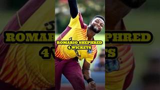 romario shepherd 4 wickets bs india 5th t20 match short viral [upl. by Gujral383]