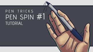 Pen Tricks Pen Spin 1 Tutorial [upl. by Muraida774]