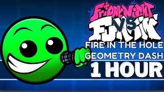 LOBOTOMY  FNF 1 HOUR SONG Perfect Loop Fire In The Hole  Lobotomy Geometry Dash 22 I FNF Mods [upl. by Nnaik]