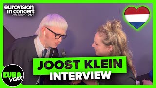 🇳🇱 JOOST KLEIN ‘Europapa’ INTERVIEW  Eurovision in Concert 2024  Netherlands Eurovision 2024 [upl. by Engel]