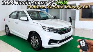 New Honda Amaze VX CNG Full Detailed Review ❤️ Price amp Specifications ✅ Mileage🔥Best CNG Sedan [upl. by Morganne376]