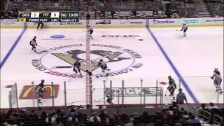 NHL 2011 12 05 Bruins vs Penguins 720p [upl. by Nyladnohr]