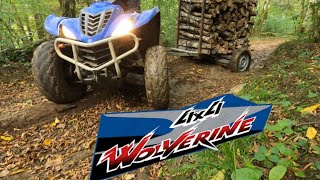 Première remorque de lannée et premières galères yamaha quad atv [upl. by Jeddy]