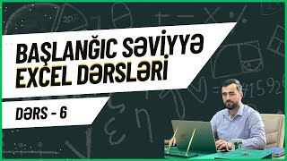 Excel Font hissəsi  6 ci dərs [upl. by Sedecram227]