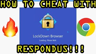 HOW TO CHEAT WITH RESPONDUS LOCKDOWN BROWSER [upl. by Liakim]