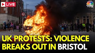 UK Protests LIVE Farright Protesters Clash With Police  Bristol Riots LIVE  Southport  N18G [upl. by Brodeur981]