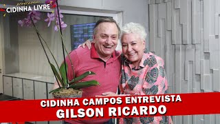 Como Vai Você Cidinha Campos entrevista Gilson Ricardo [upl. by Ramedlav]