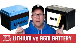 LITHIUM VS AGM BATTERY ➠ Vilket är bäst För amp Nackdelar [upl. by Adihsaar498]