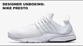 Designer Unboxing Nike Presto [upl. by Yentyrb]