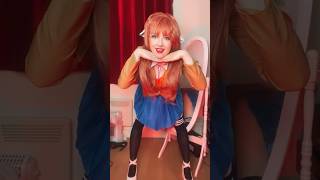 Should I bring monika back 👀 monika dokidokiliterature cosplay [upl. by Thomasine167]