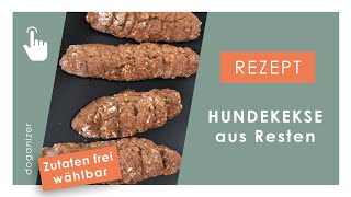 Rezept  Hundekekse selber machen  DIY Hundeleckerchen [upl. by Schnurr268]