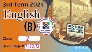 Level 2 ll English B ll Third term 2024  PP717273 [upl. by Lesde702]